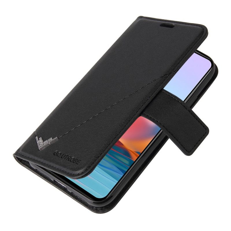 Kotelot Xiaomi Redmi Note 10 Pro Faux Leather Gq.utrobe