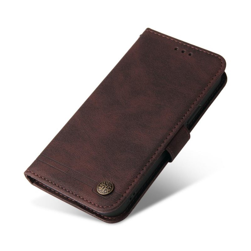 Kotelot Xiaomi Redmi Note 10 Pro Faux Leather Niitti Ja Nauha