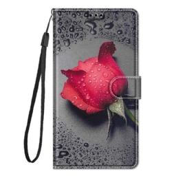 Kotelot Xiaomi Redmi Note 10 Pro Roses Kaulanauhalla