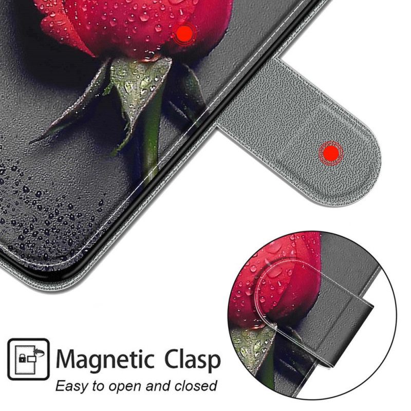 Kotelot Xiaomi Redmi Note 10 Pro Roses Kaulanauhalla