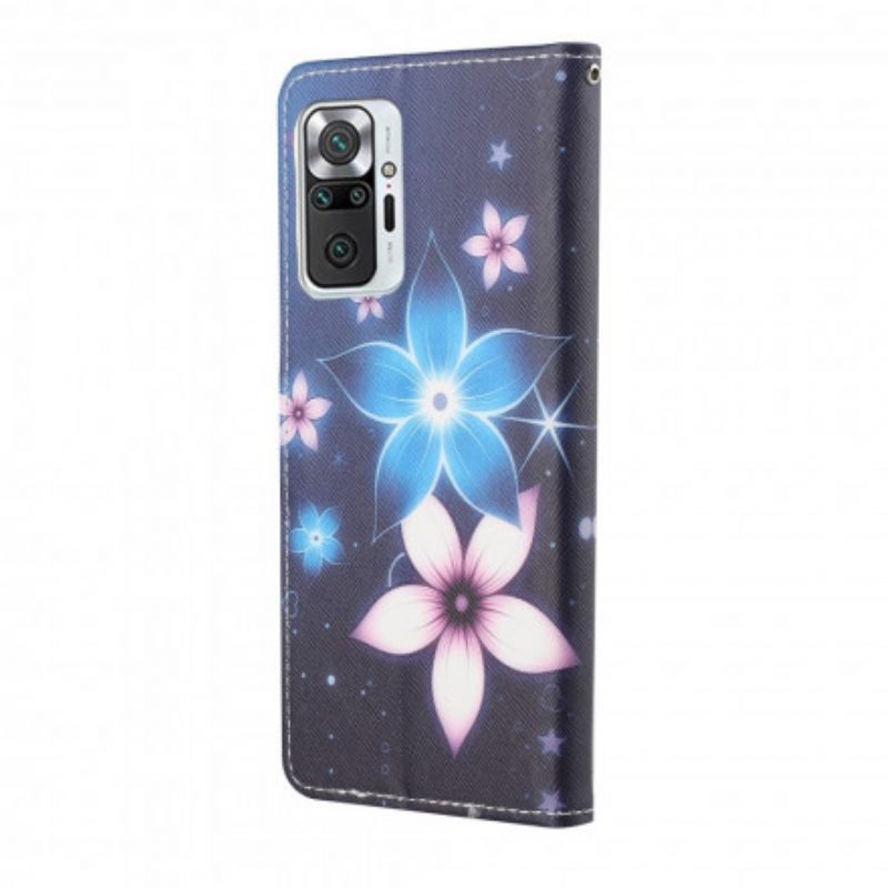 Kotelot Xiaomi Redmi Note 10 Pro Suojaketju Kuori Lunar Strap Flowers