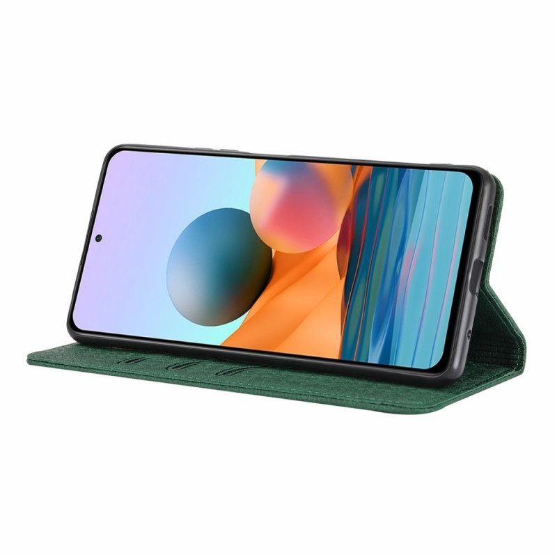 Kotelot Xiaomi Redmi Note 10 Pro Suojaketju Kuori Tyylinen Kudottu Nahkahihna