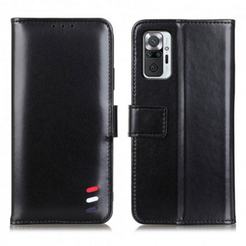 Kotelot Xiaomi Redmi Note 10 Pro Tricolor Leather Effect