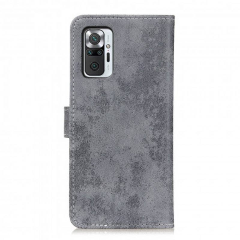 Kotelot Xiaomi Redmi Note 10 Pro Vintage Leather Effect