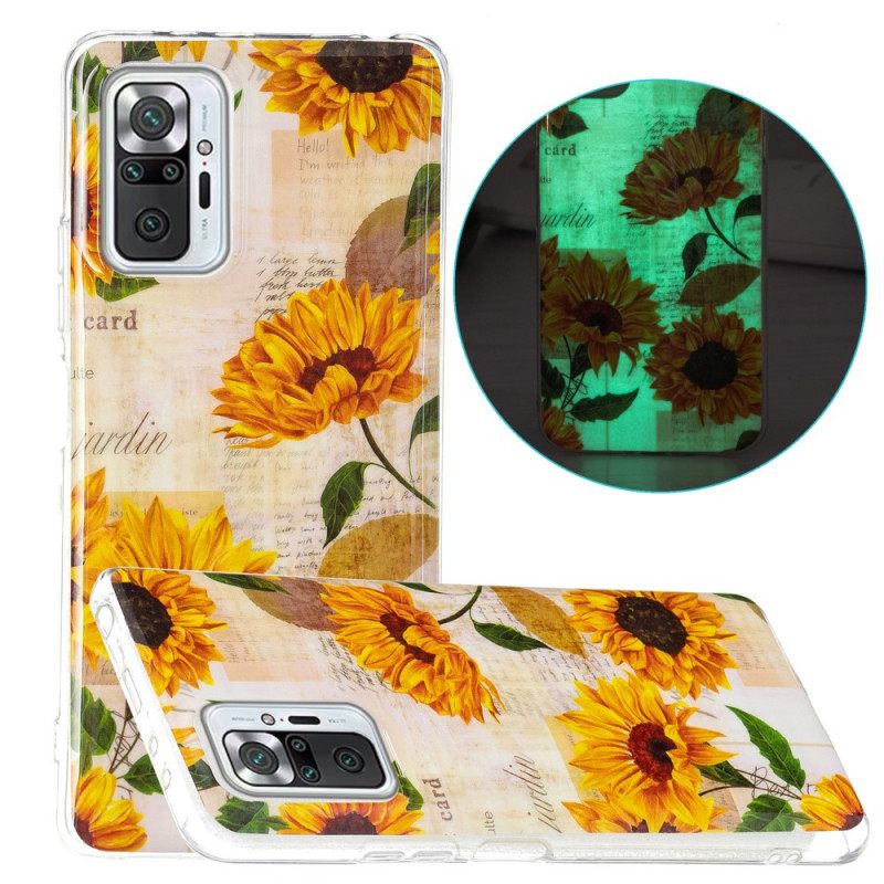 Kuori Xiaomi Redmi Note 10 Pro Fluorescent Flower Sarja