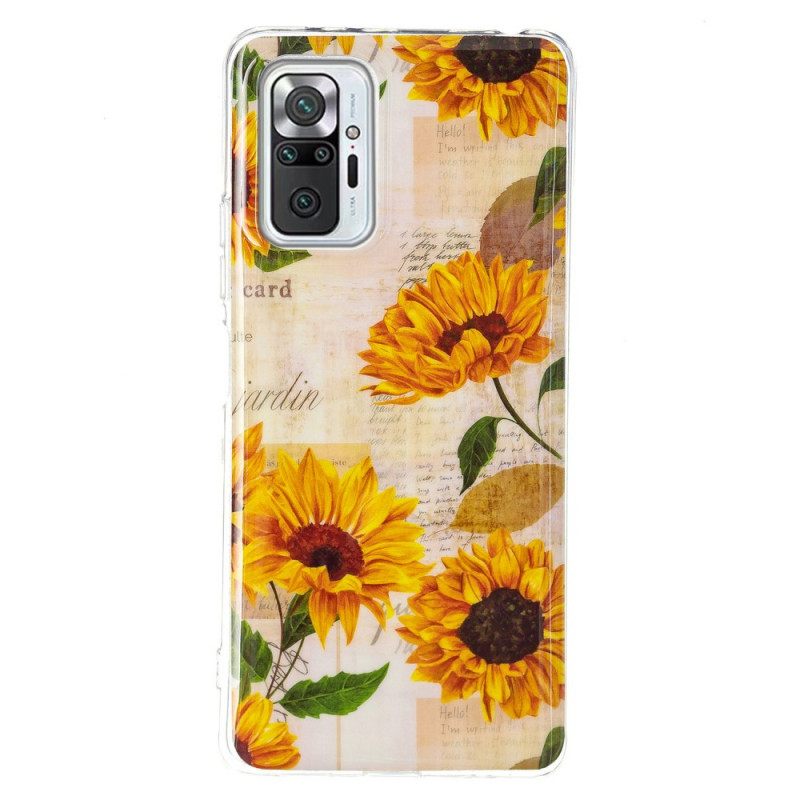 Kuori Xiaomi Redmi Note 10 Pro Fluorescent Flower Sarja