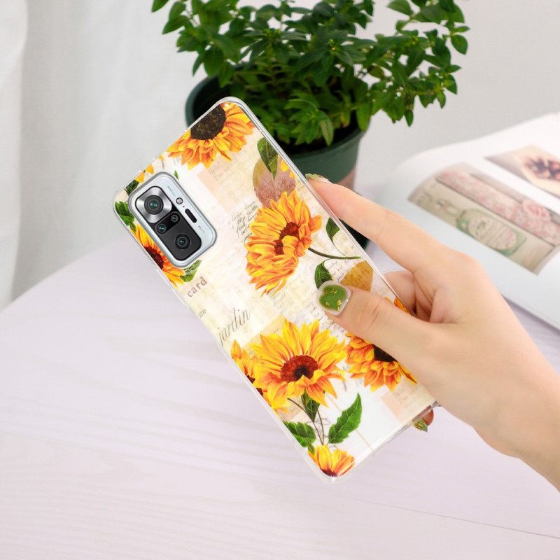 Kuori Xiaomi Redmi Note 10 Pro Fluorescent Flower Sarja