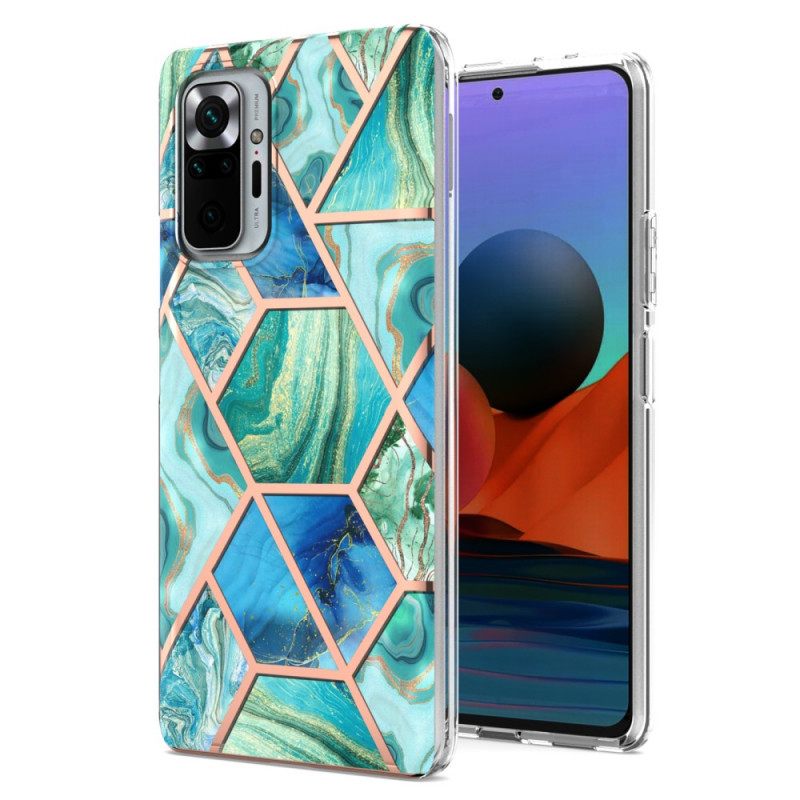 Kuori Xiaomi Redmi Note 10 Pro Intense Geometry Marble