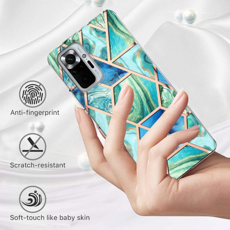 Kuori Xiaomi Redmi Note 10 Pro Intense Geometry Marble