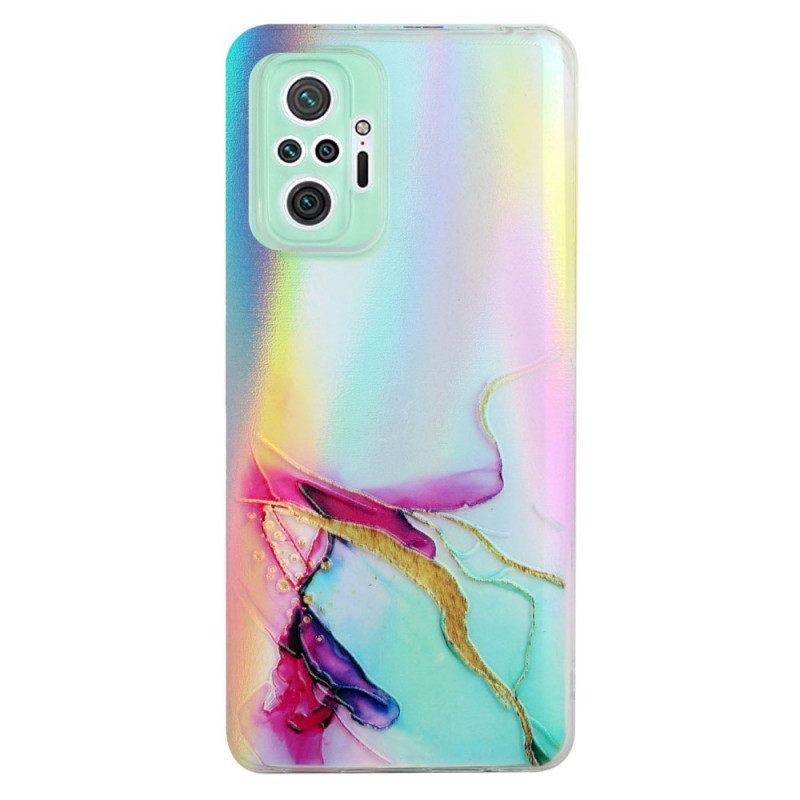 Kuori Xiaomi Redmi Note 10 Pro Laser Effect Marble