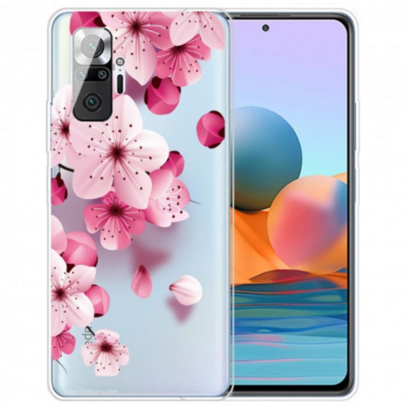 Kuori Xiaomi Redmi Note 10 Pro Pienet Vaaleanpunaiset Kukat