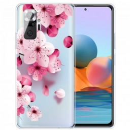 Kuori Xiaomi Redmi Note 10 Pro Pienet Vaaleanpunaiset Kukat