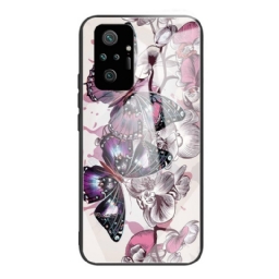 Kuori Xiaomi Redmi Note 10 Pro Tempered Glass Butterflies Variation