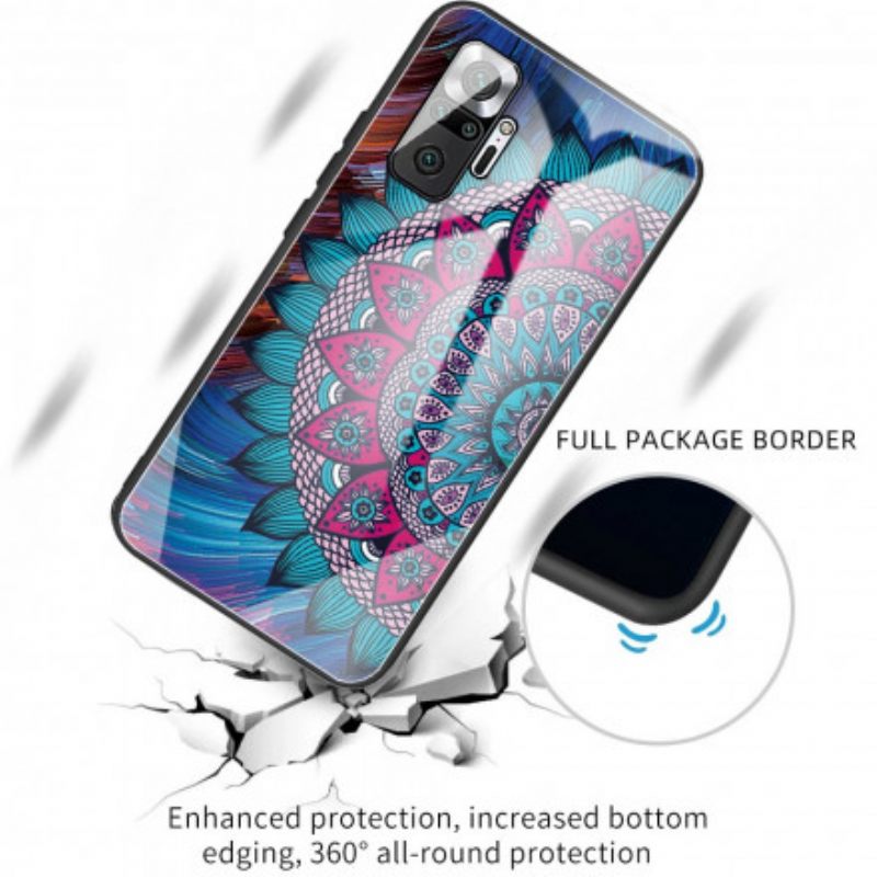 Kuori Xiaomi Redmi Note 10 Pro Tempered Glass Mandala