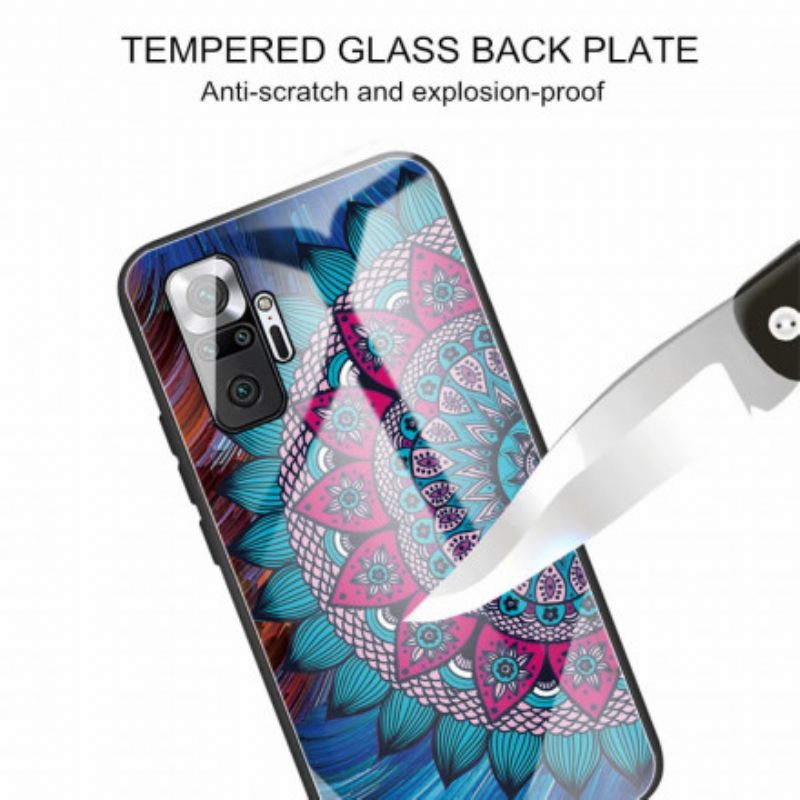 Kuori Xiaomi Redmi Note 10 Pro Tempered Glass Mandala