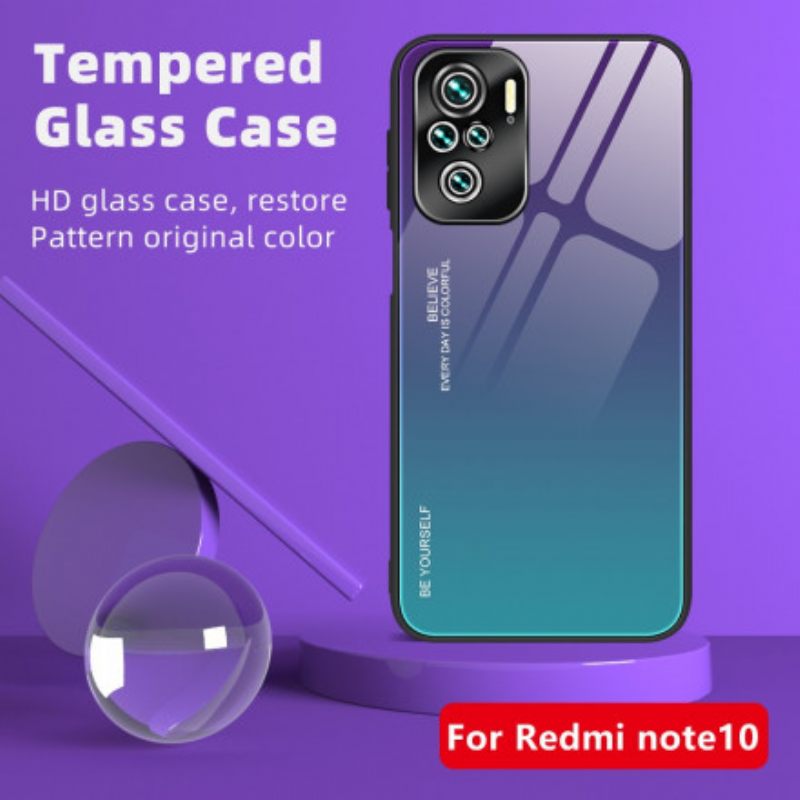 Kuori Xiaomi Redmi Note 10 Pro Tempered Glass Ole Oma Itsesi