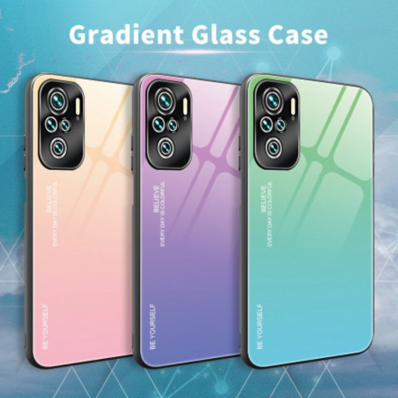 Kuori Xiaomi Redmi Note 10 Pro Tempered Glass Ole Oma Itsesi