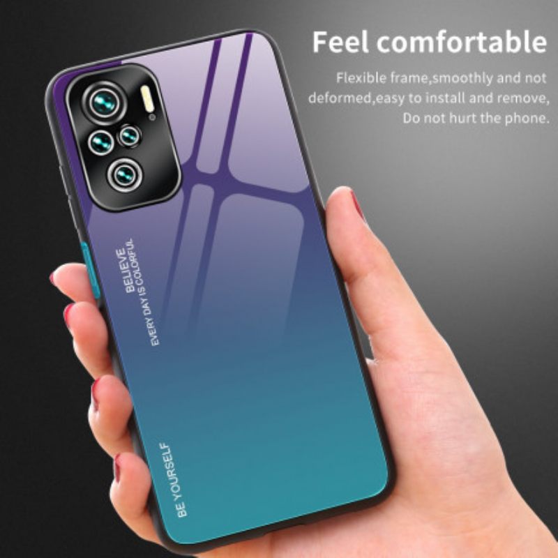 Kuori Xiaomi Redmi Note 10 Pro Tempered Glass Ole Oma Itsesi