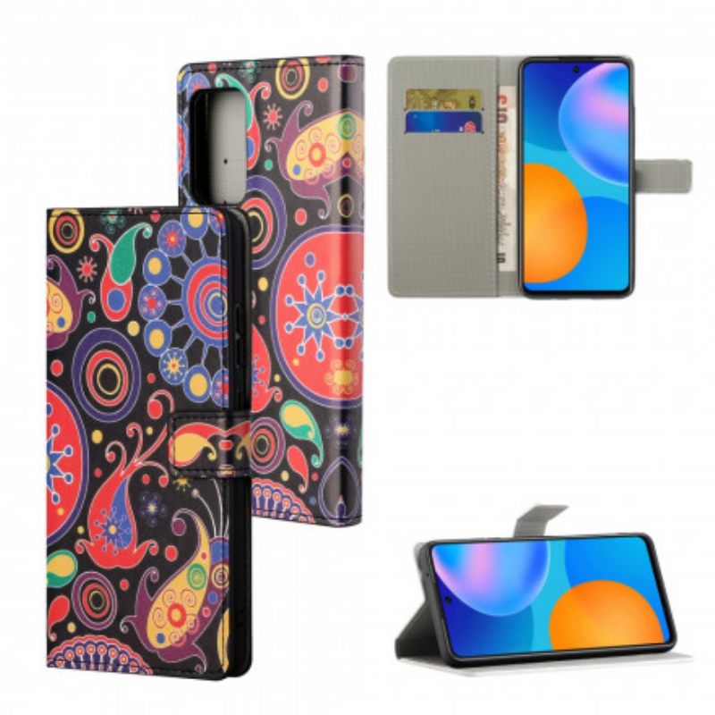 Nahkakotelo Xiaomi Redmi Note 10 Pro Design Galaxy