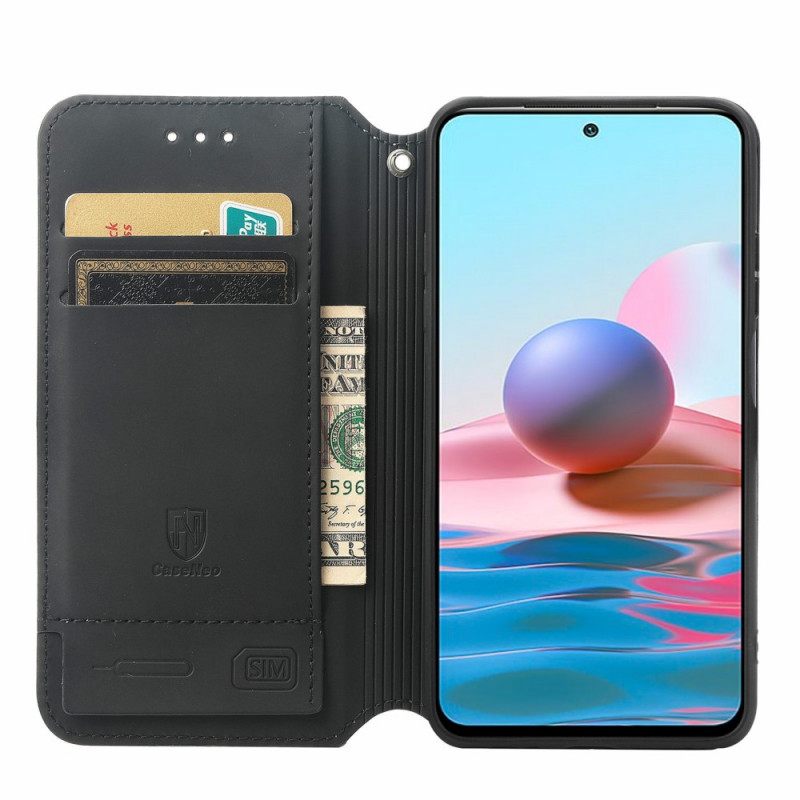 Puhelinkuoret Xiaomi Redmi Note 10 Pro Kotelot Flip Design Rfid Caseneo