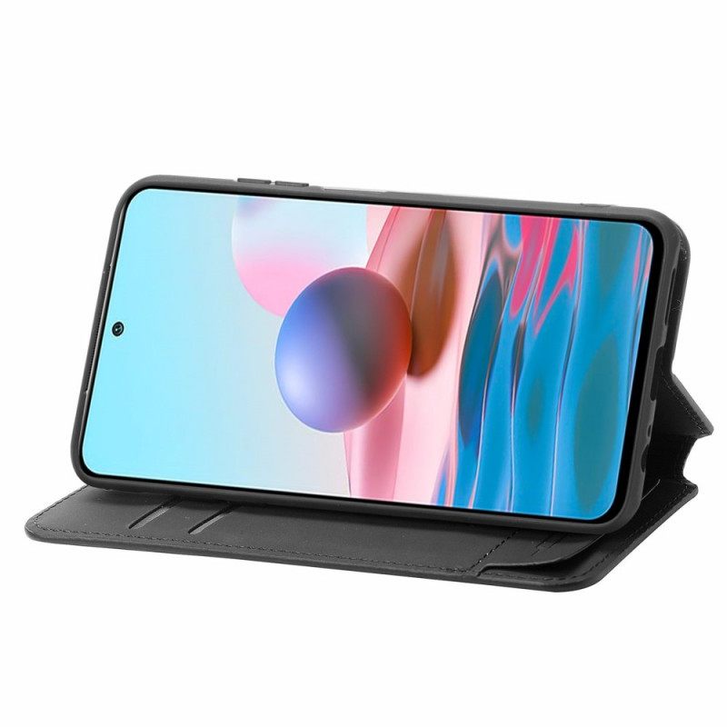 Puhelinkuoret Xiaomi Redmi Note 10 Pro Kotelot Flip Design Rfid Caseneo