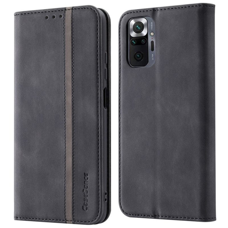 Puhelinkuoret Xiaomi Redmi Note 10 Pro Kotelot Flip Faux Leather Casedance