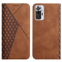 Puhelinkuoret Xiaomi Redmi Note 10 Pro Kotelot Flip Geo Leather Effect