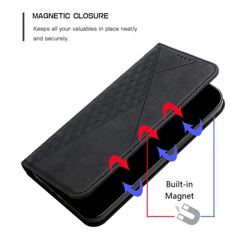 Puhelinkuoret Xiaomi Redmi Note 10 Pro Kotelot Flip Geo Leather Effect