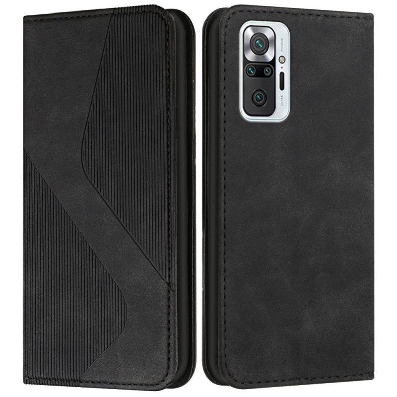 Puhelinkuoret Xiaomi Redmi Note 10 Pro Kotelot Flip Style Leather S-design