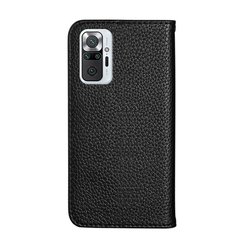 Puhelinkuoret Xiaomi Redmi Note 10 Pro Kotelot Flip Ultra Chic Litchi Faux Leather