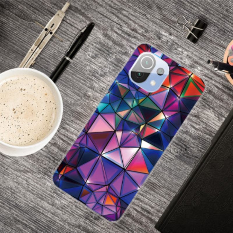 Case Xiaomi Mi 11 Pro Joustava Geometria