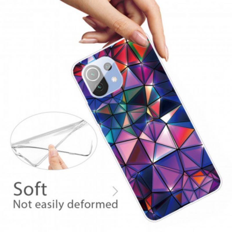 Case Xiaomi Mi 11 Pro Joustava Geometria