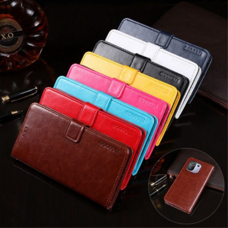 Kotelot Xiaomi Mi 11 Pro Faux Leather Idewei