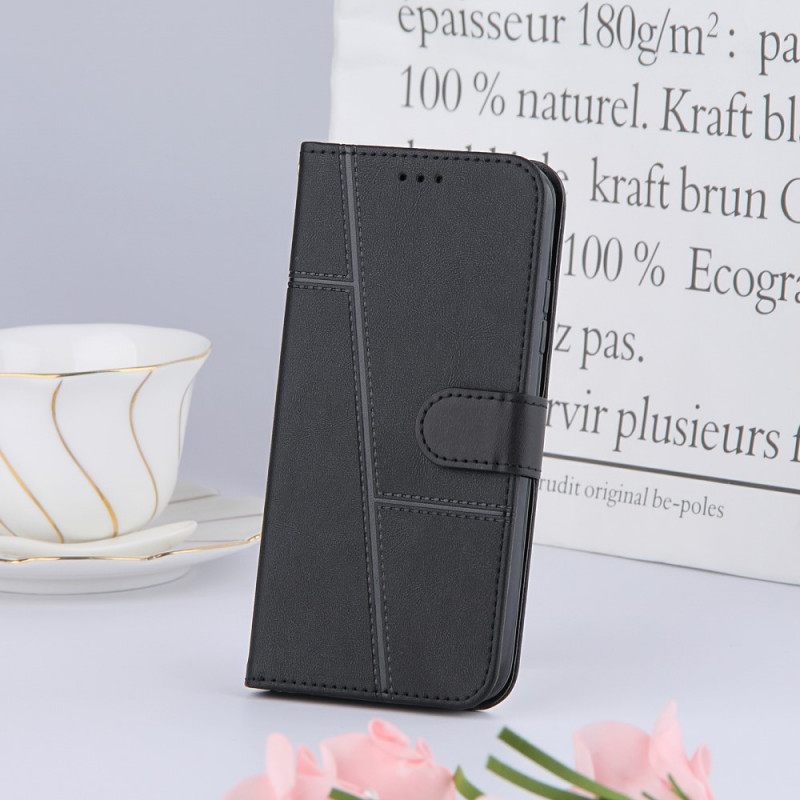 Kotelot Xiaomi Mi 11 Pro Suojaketju Kuori Geometric Leather Strappy Style