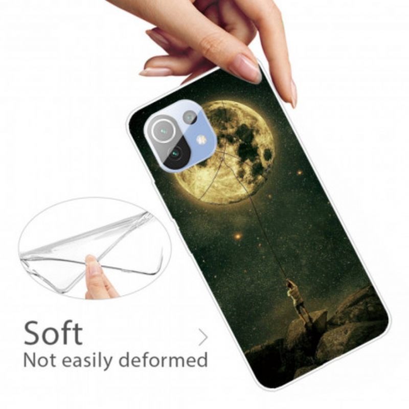 Kuori Xiaomi Mi 11 Pro Flexible Moon Man