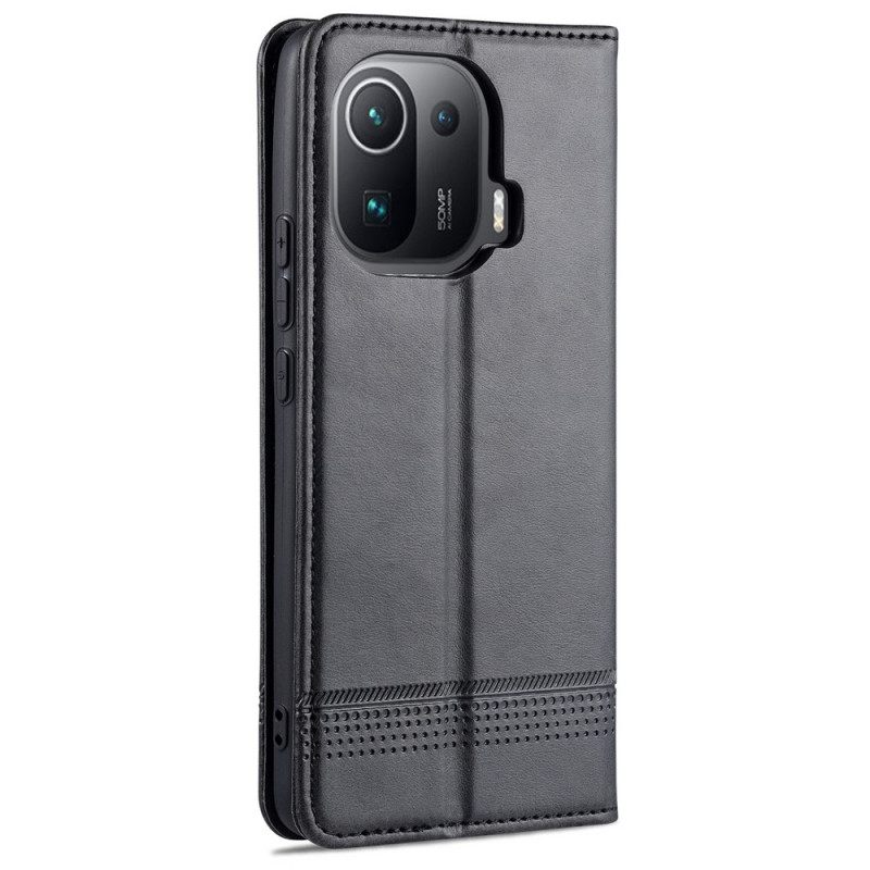 Puhelinkuoret Xiaomi Mi 11 Pro Kotelot Flip Style Leather Azns