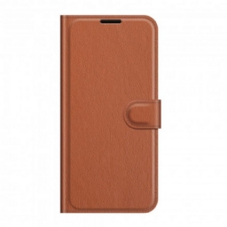 Kotelot Vivo Y72 5G Classic Litchi Faux Leather