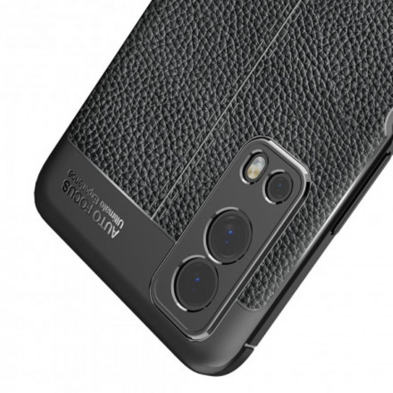 Kuori Vivo Y72 5G Double Line Litchi Leather Effect