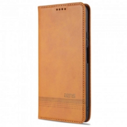 Puhelinkuoret Vivo Y72 5G Kotelot Flip Style Leather Azns