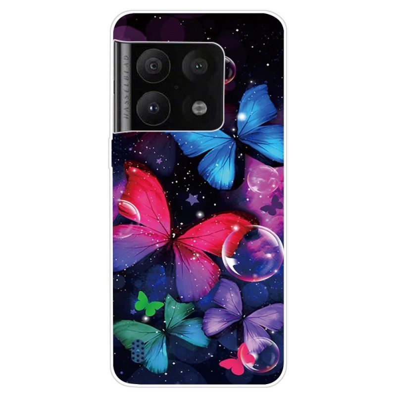 Case OnePlus 10 Pro 5G Joustavat Perhoset