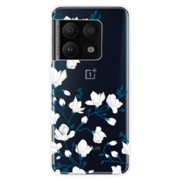 Case OnePlus 10 Pro 5G Valkoiset Kukat