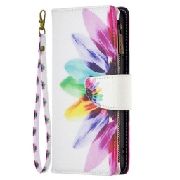 Flip Case OnePlus 10 Pro 5G Flower Vetoketjullinen Tasku