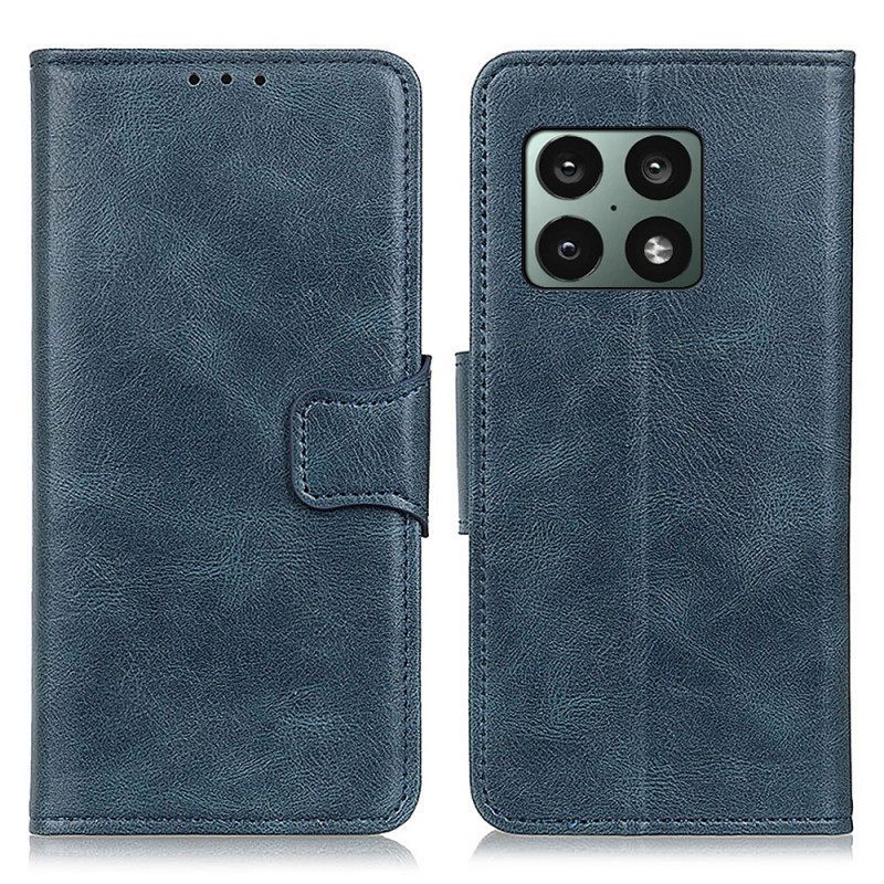 Flip Case OnePlus 10 Pro 5G Käännettävä Nahkaefekti