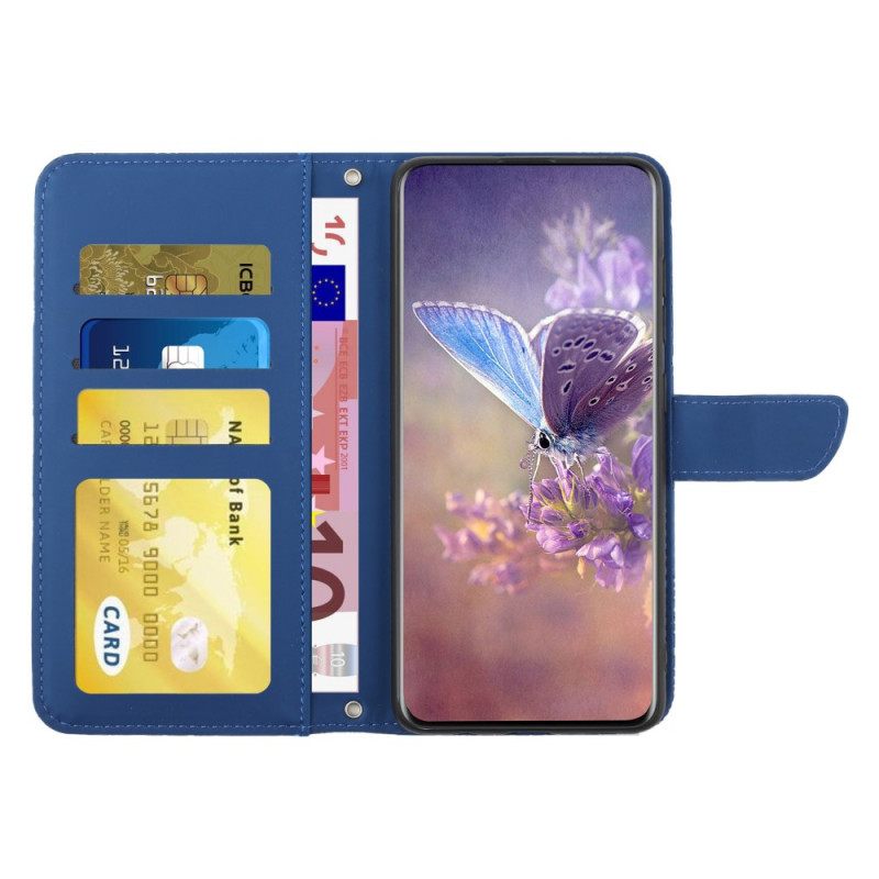 Kotelot OnePlus 10 Pro 5G Butterflies Kaulanauhalla