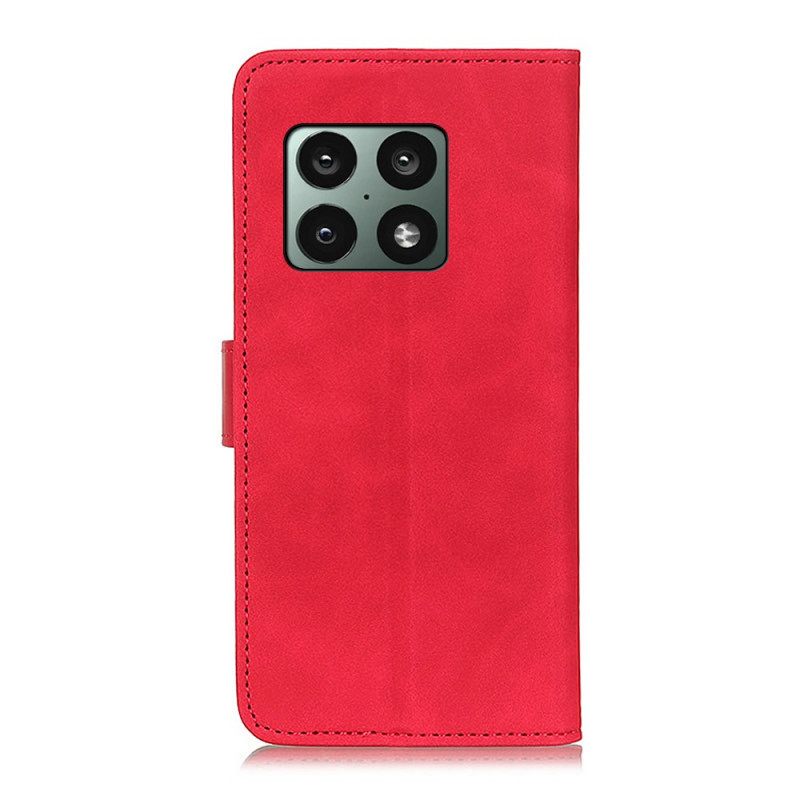 Kotelot OnePlus 10 Pro 5G Matte Vintage Leather Effect Khazneh