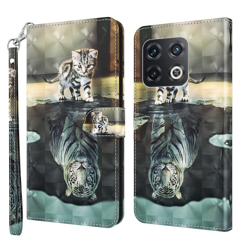 Kotelot OnePlus 10 Pro 5G Suojaketju Kuori Dream Of Kitten With Strap