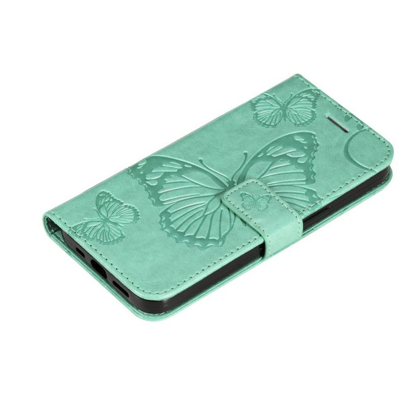 Kotelot OnePlus 10 Pro 5G Suojaketju Kuori Giant Thong Butterflies