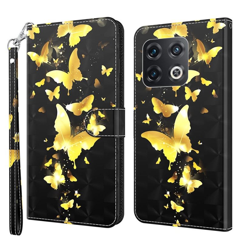 Kotelot OnePlus 10 Pro 5G Suojaketju Kuori Thong Butterflies