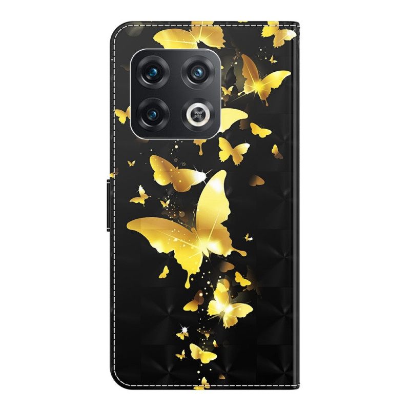 Kotelot OnePlus 10 Pro 5G Suojaketju Kuori Thong Butterflies