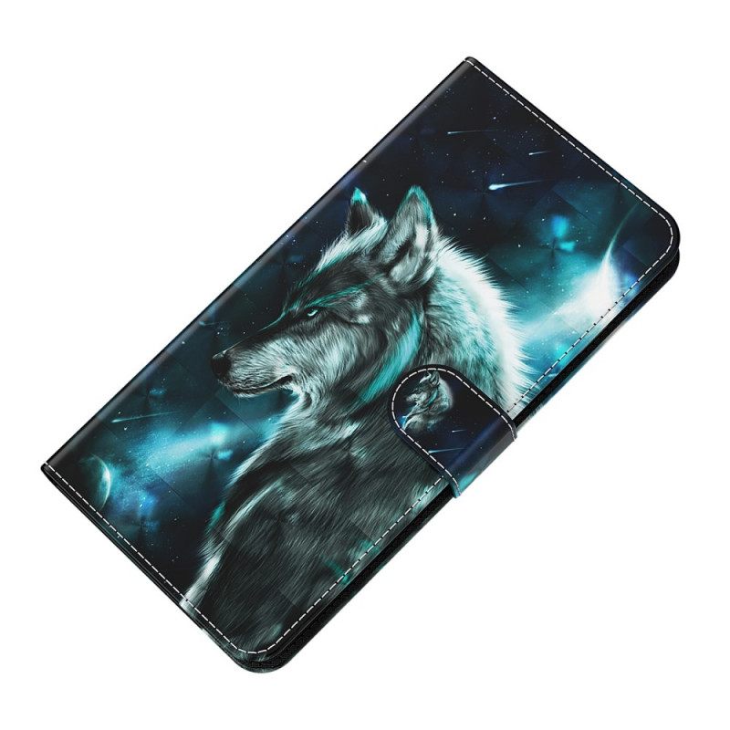 Kotelot OnePlus 10 Pro 5G Suojaketju Kuori Wolf Hihnassa